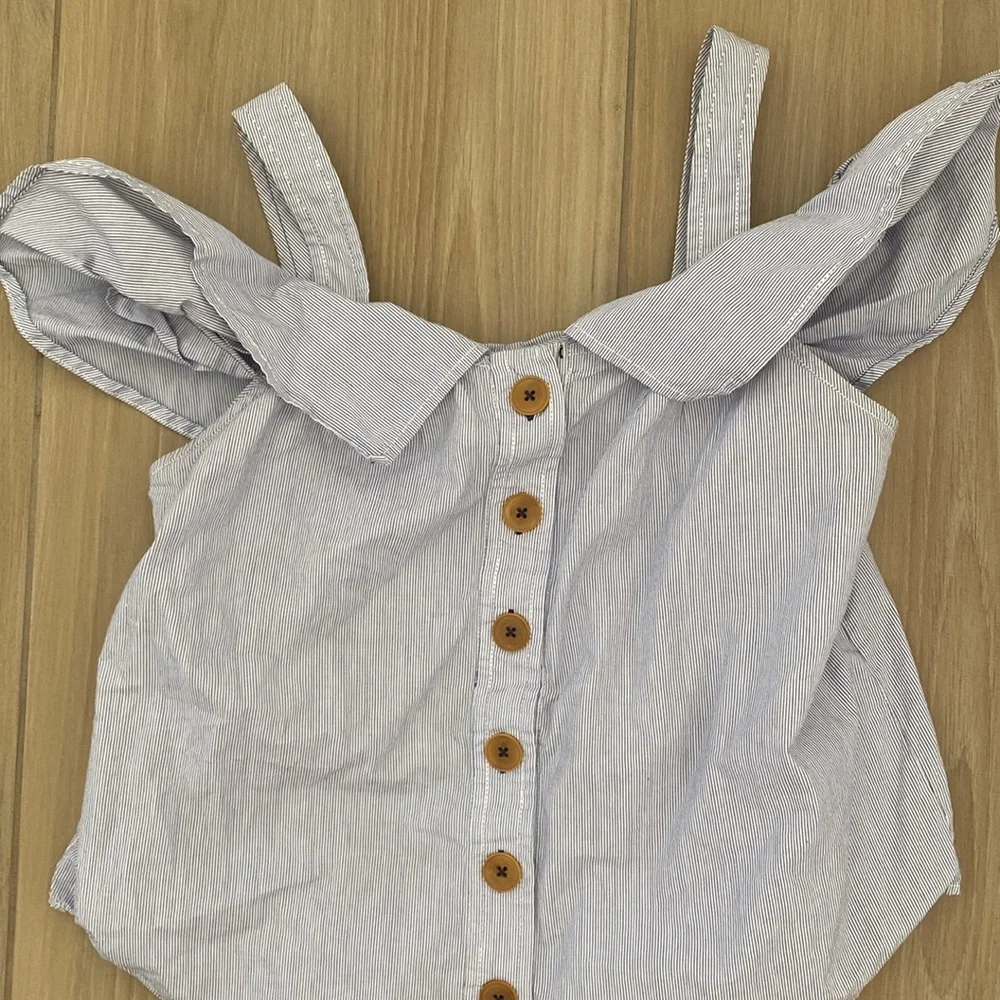Maeve Blouse with Ruffled Shoulder - Picture 3 of 3